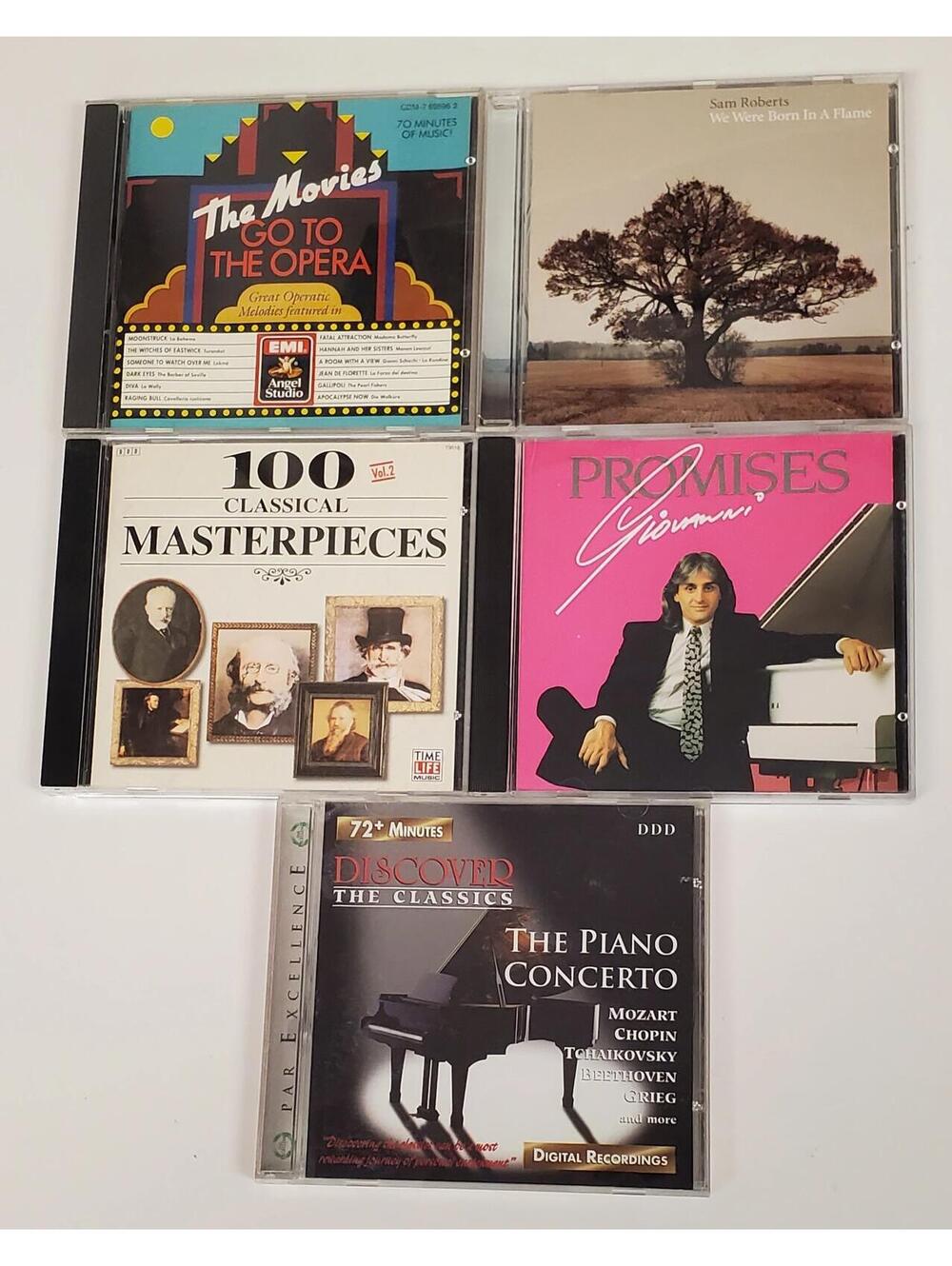 Classical and Opera Music CD Collection - 5 CDs GC